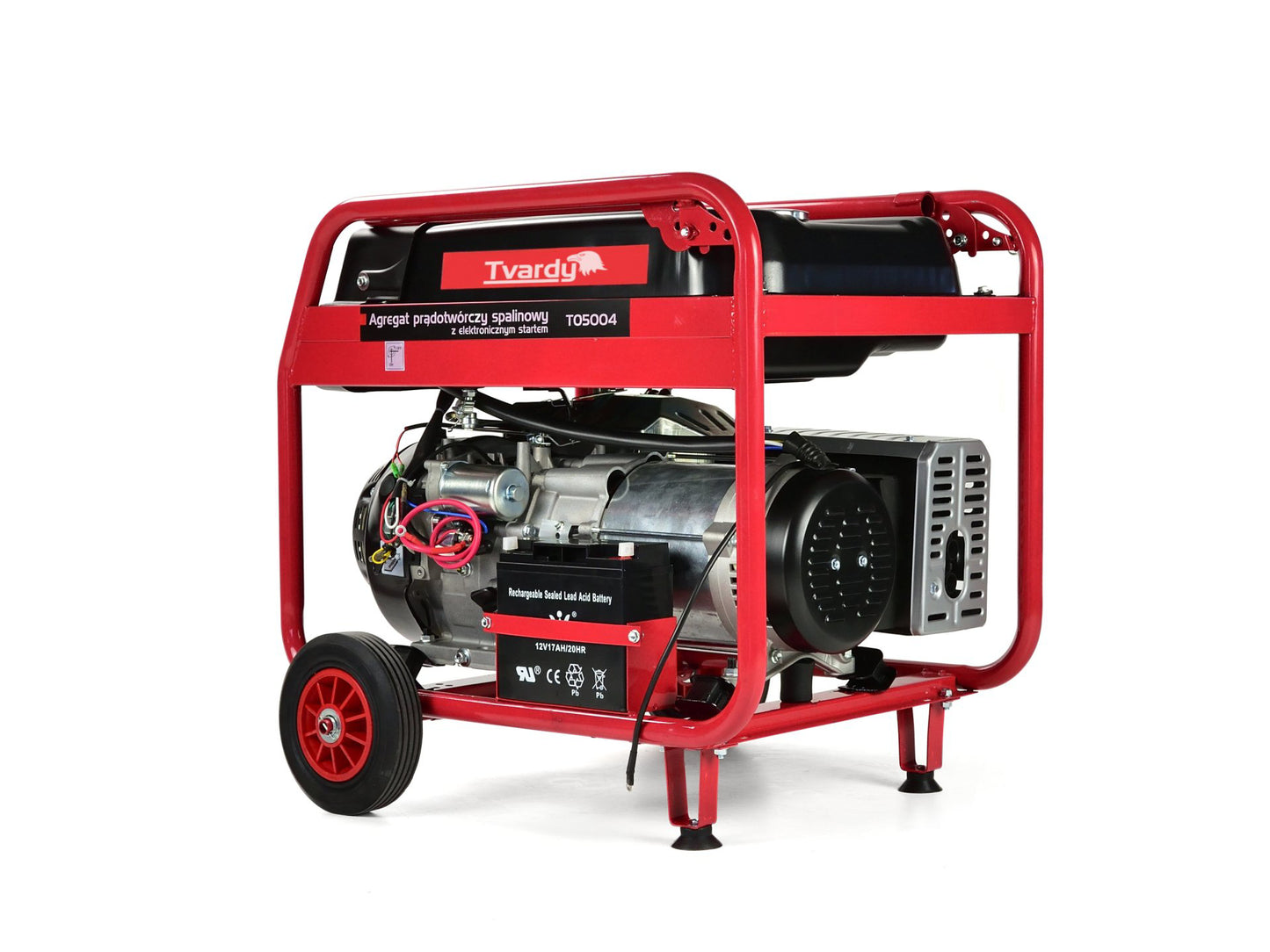 Generator de curent pe benzina, pornire electrica, 8.5 kW, Tvardy T05004