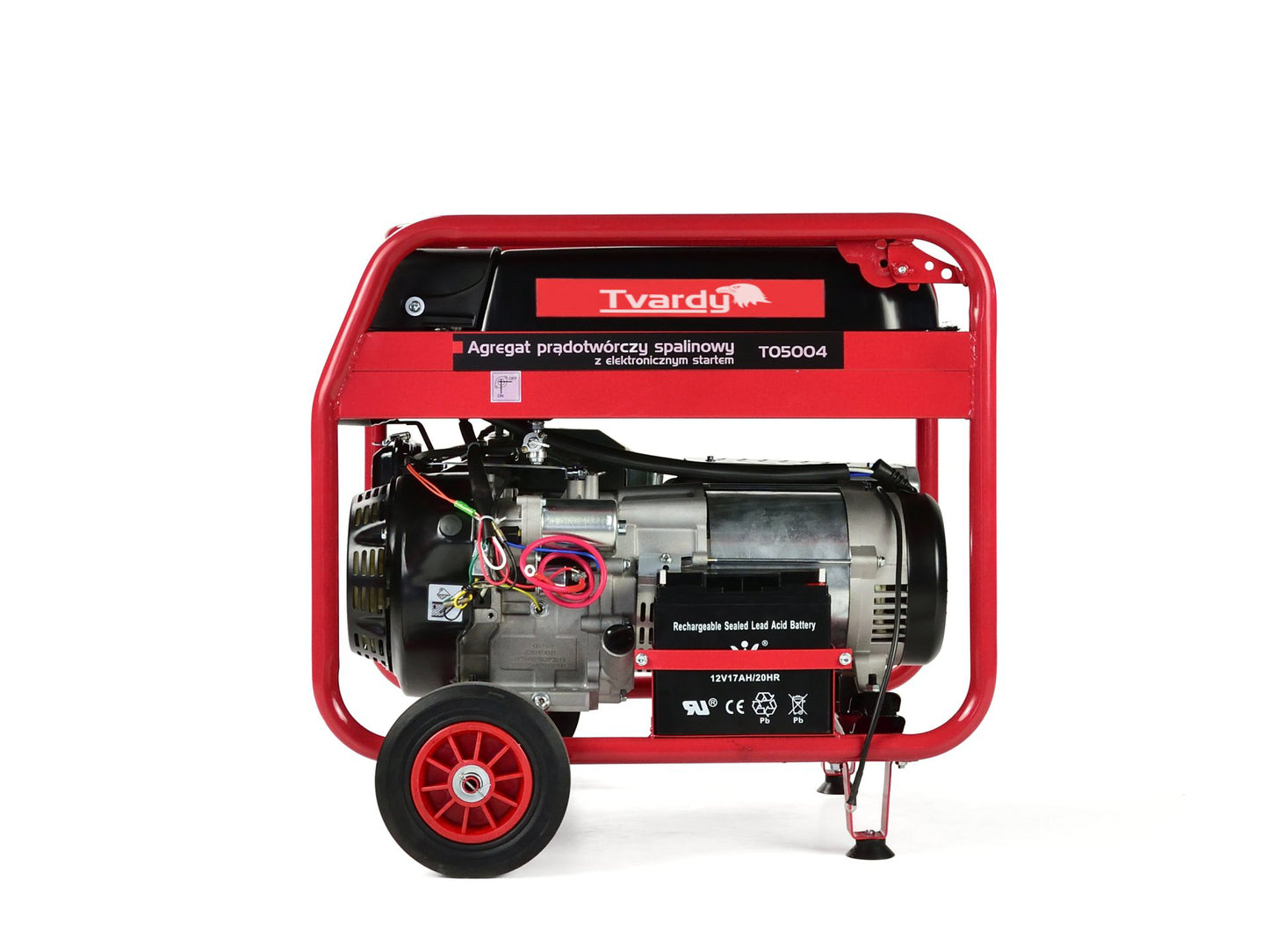 Generator de curent pe benzina, pornire electrica, 8.5 kW, Tvardy T05004