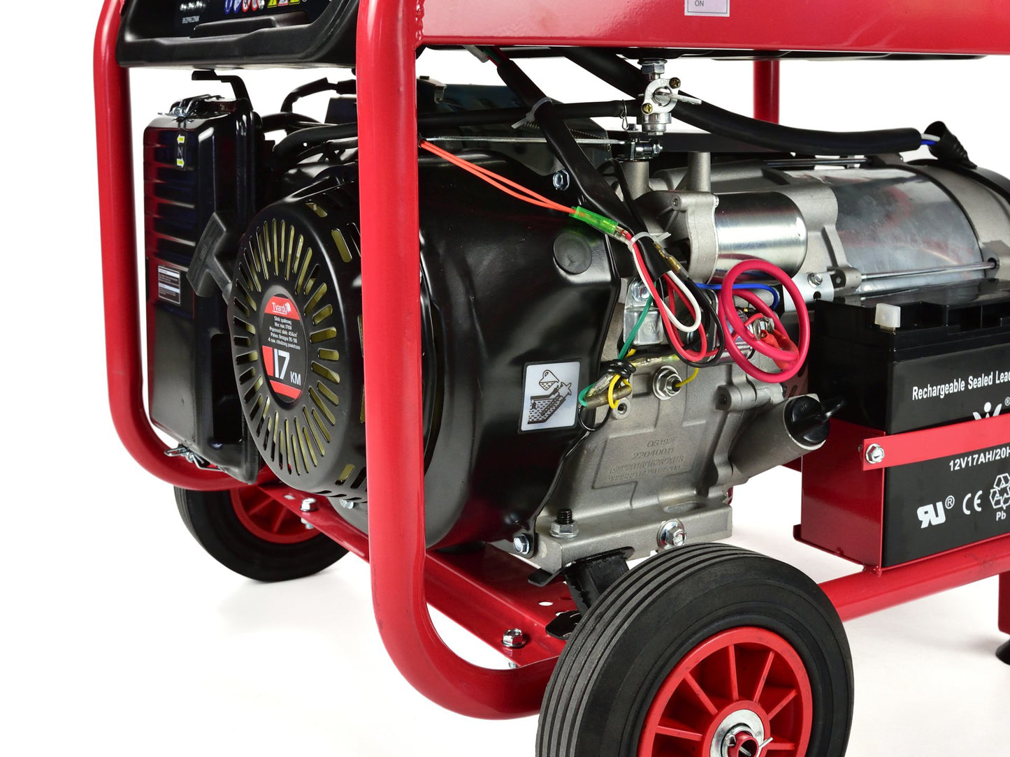 Generator de curent pe benzina, pornire electrica, 8.5 kW, Tvardy T05004