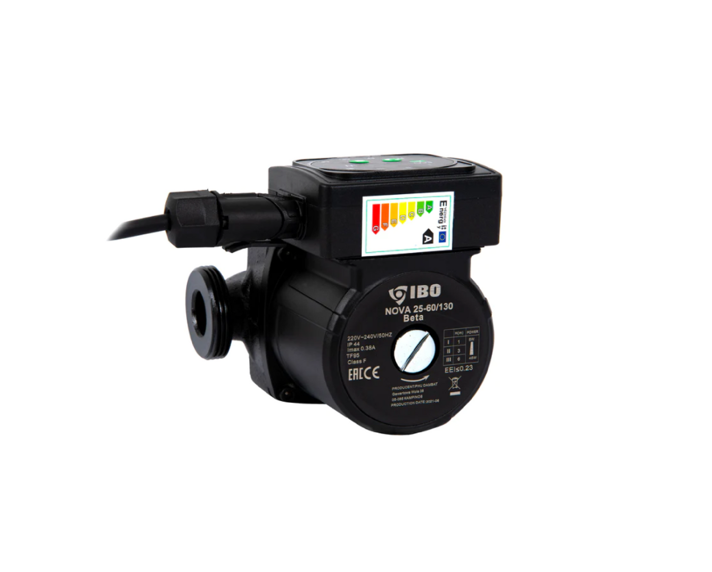 Pompa de recirculare centrala Nova 25 - 60 / 130, 55 l / min, 5-45 W, Ibo Dambat IB030045