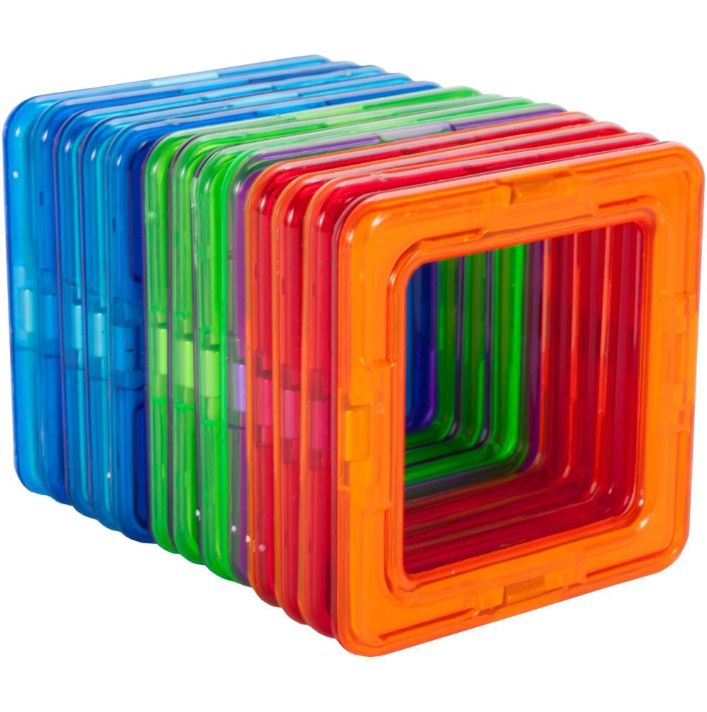 Set blocuri magnetice 3D, 41 elemente, MalPlay 108173