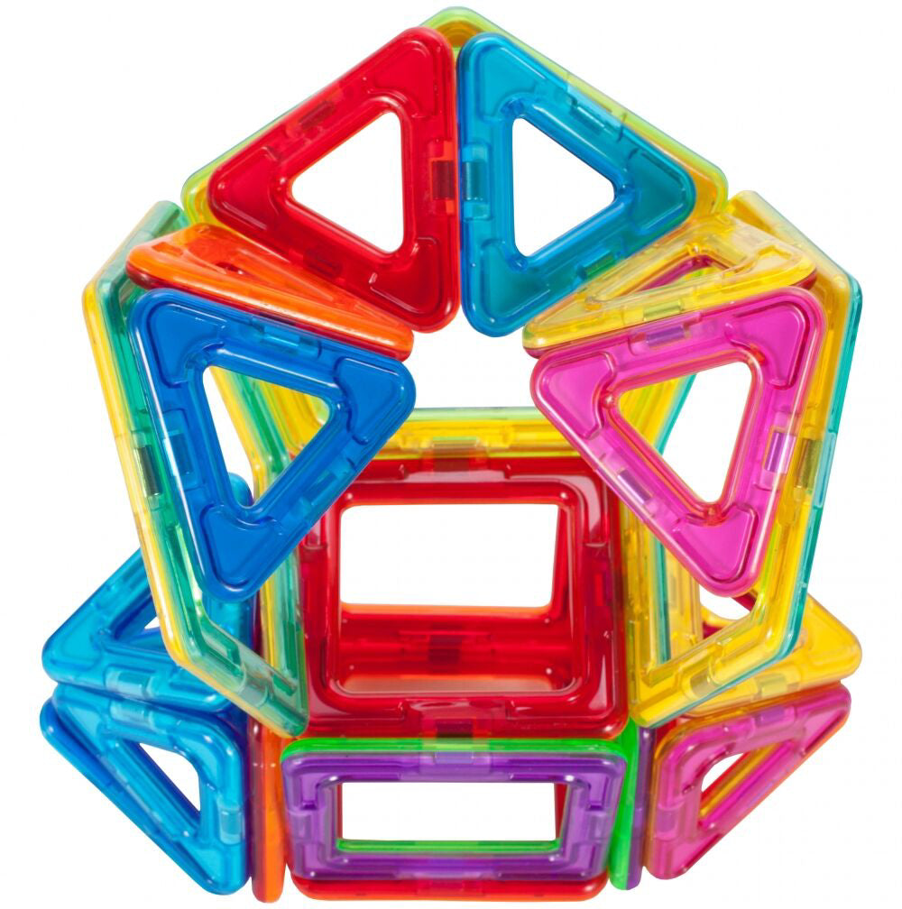 Set blocuri magnetice 3D, 41 elemente, MalPlay 108173