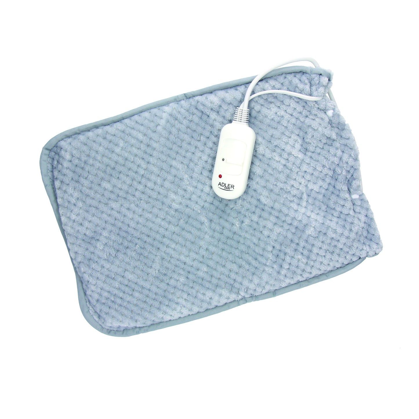 Perna electrica cu incalzire, 30 x 40 cm, 80 W, telecomanda, culaore gri, Adler AD7415