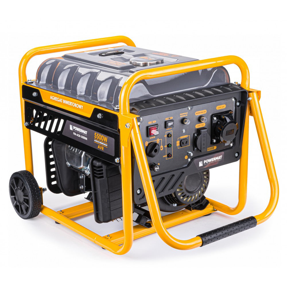 Generator de curent tip invertor pe benzina PM-AGR-5500IM, 5.5 kW, Powermat PM1170