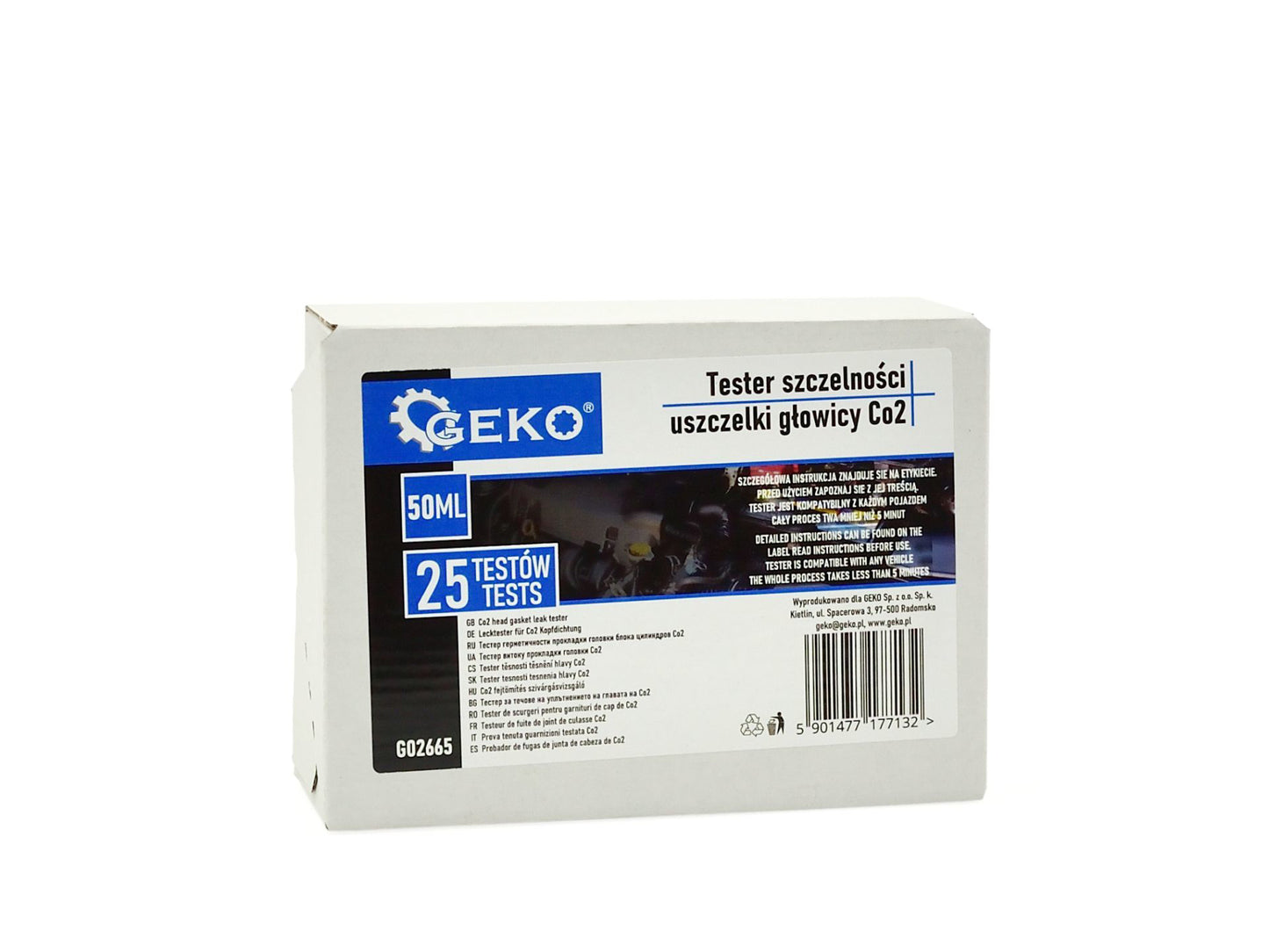 Tester etansare CO2, Geko G02665