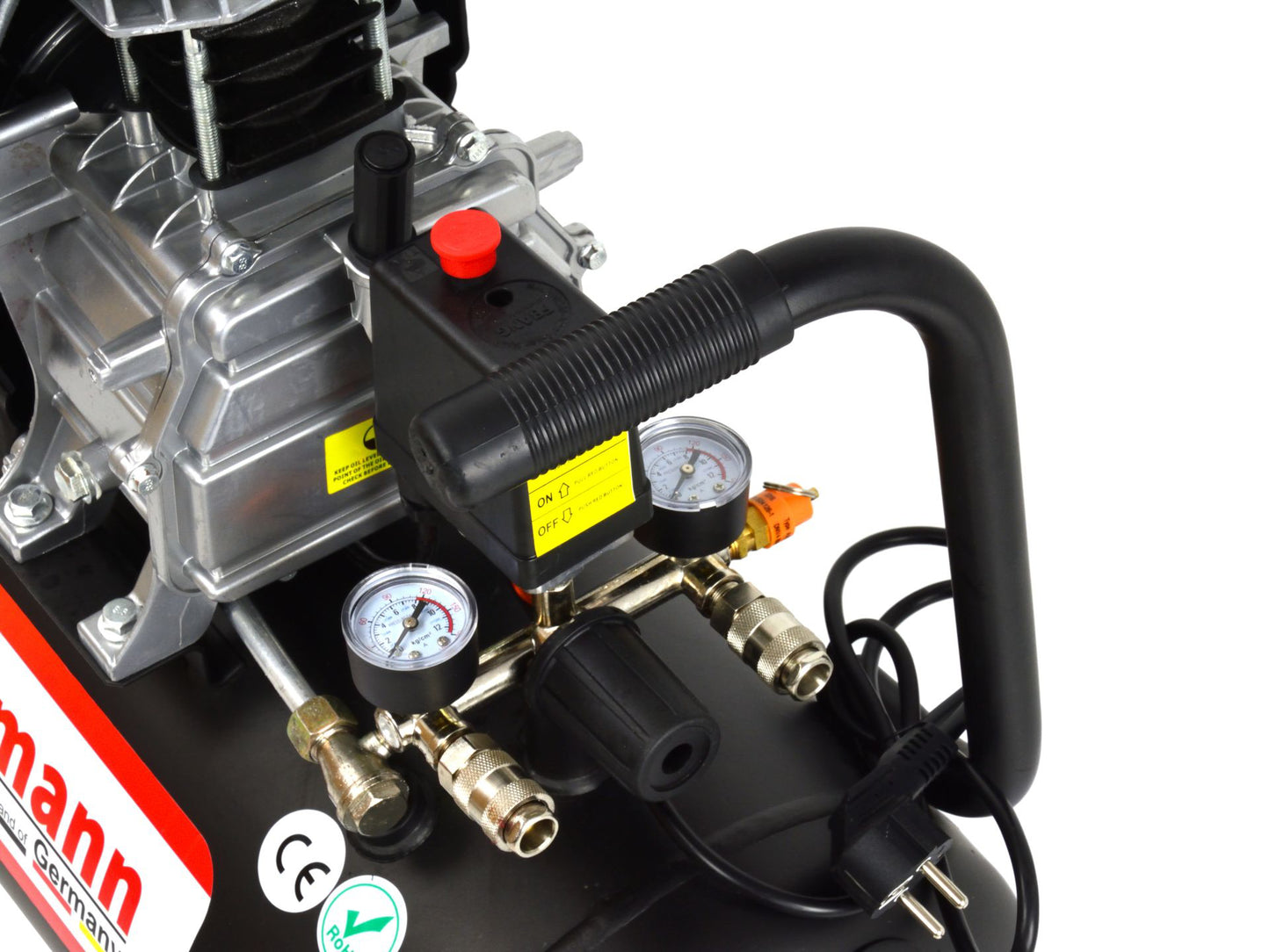 Compresor pe ulei, 50 l, Heidmann H00721