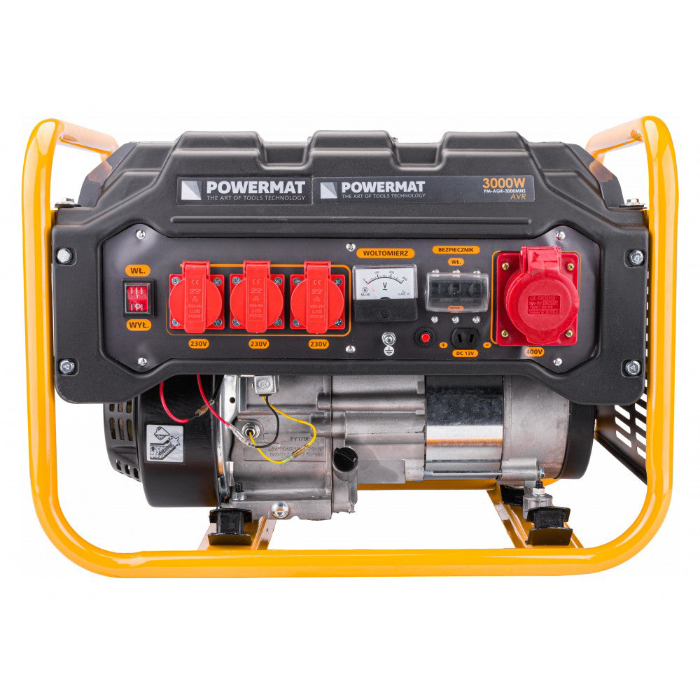 Generator de curent pe benzina PM-AGR-3000MNS, 3000 W, Powermat PM1194