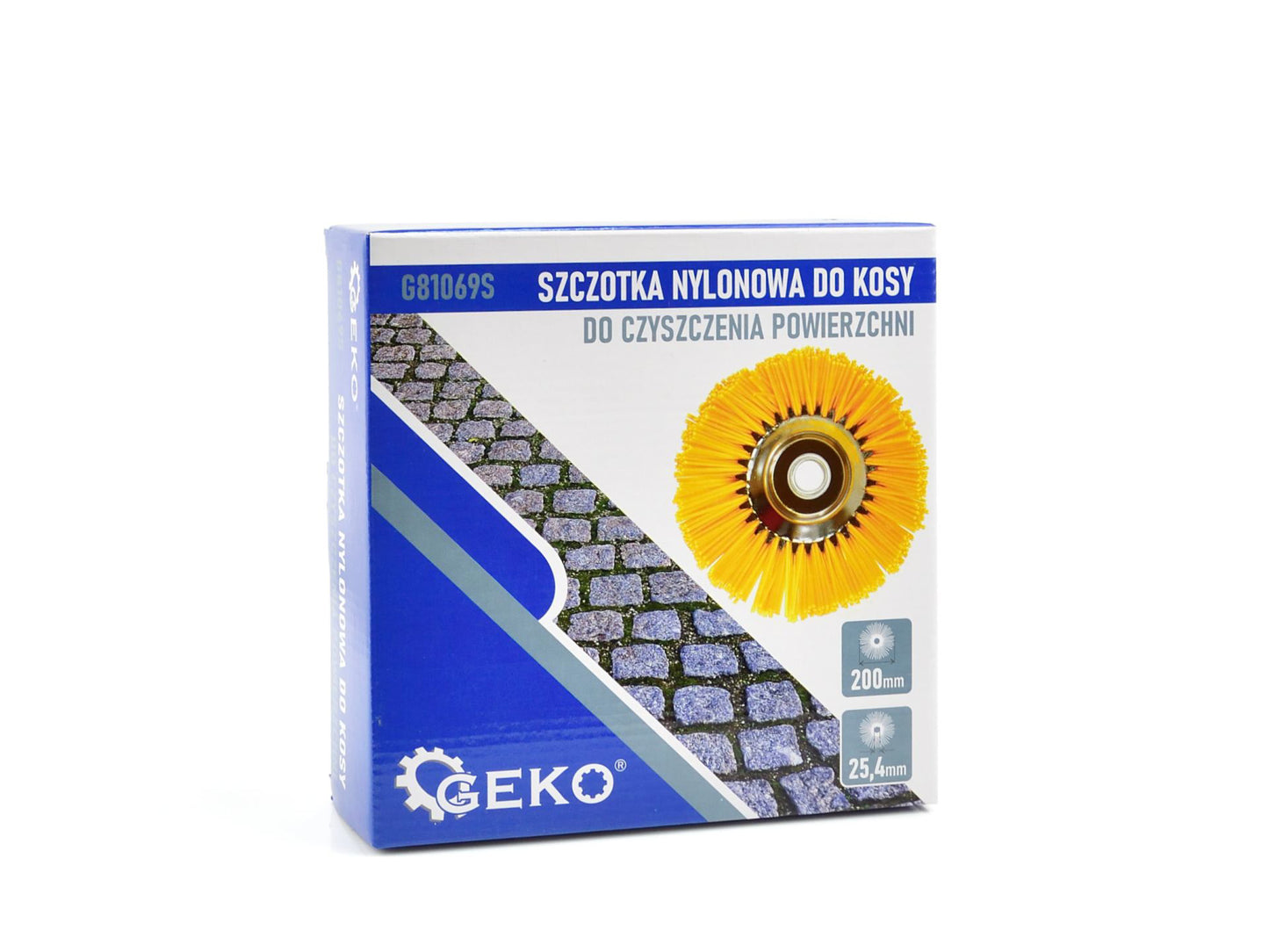 Perie din nailon pentru curatarea suprafetelor, 200 x 25.4 mm, Geko G81069S
