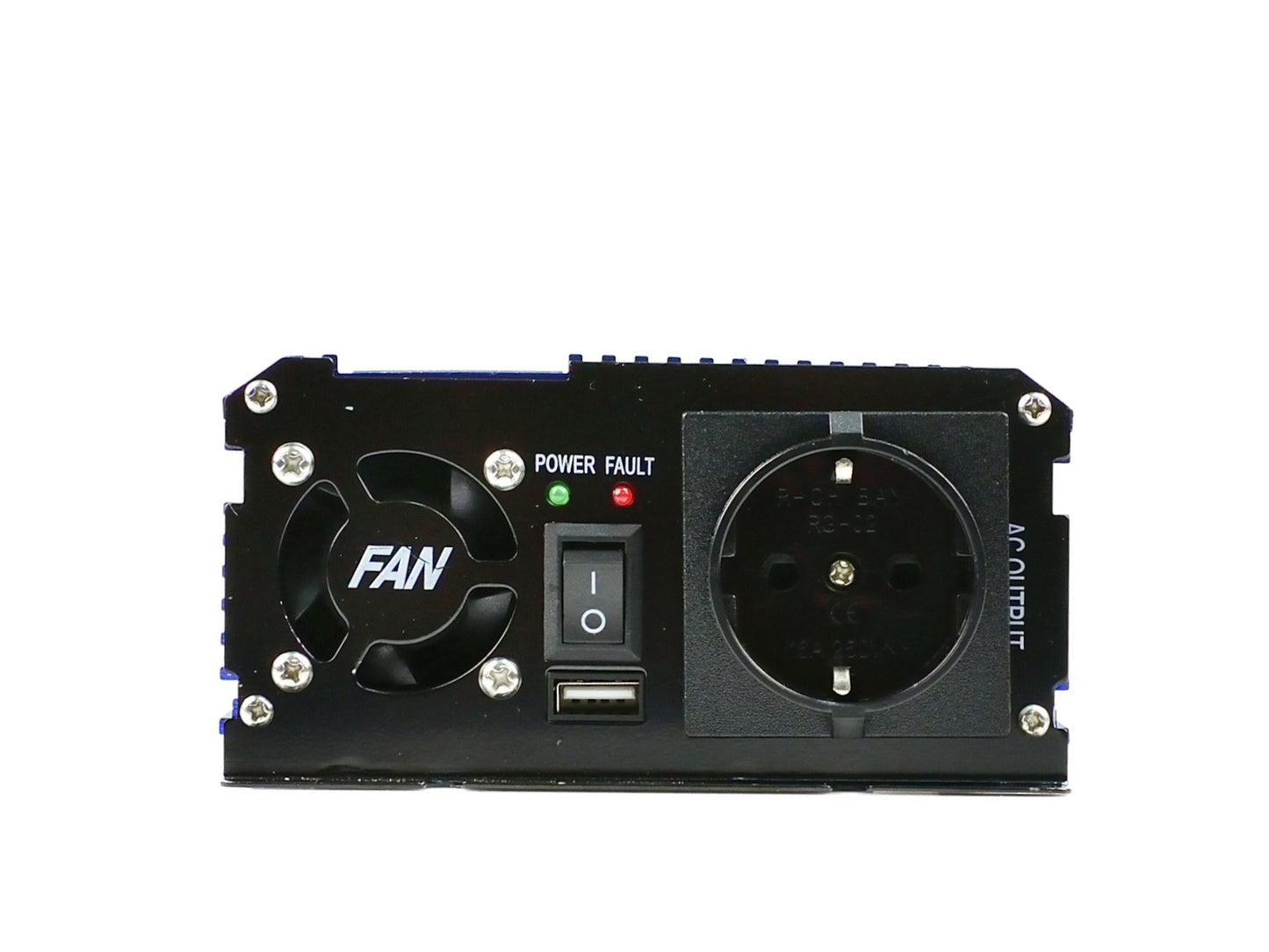 Convertor de tensiune, 24 V / 230 V, 500 W / 1000 W, Geko G17013