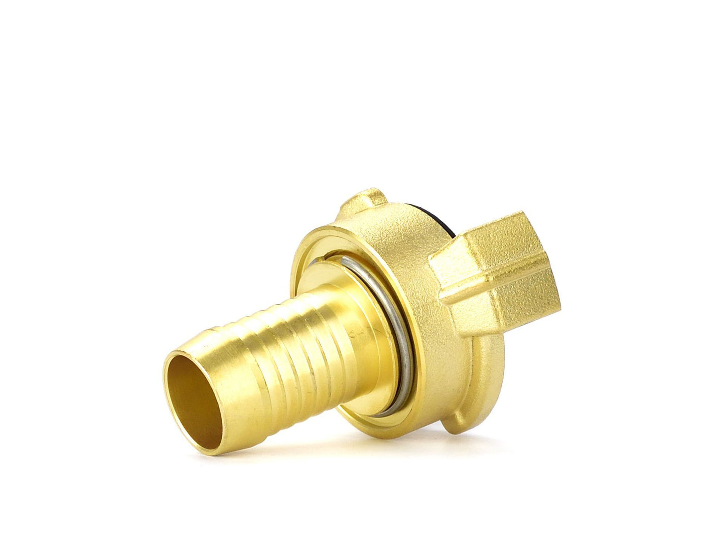 Conector cuplaj rapid rotativ cu gheare din alama cu port furtun, 360,° 3/4”, Geko G70141