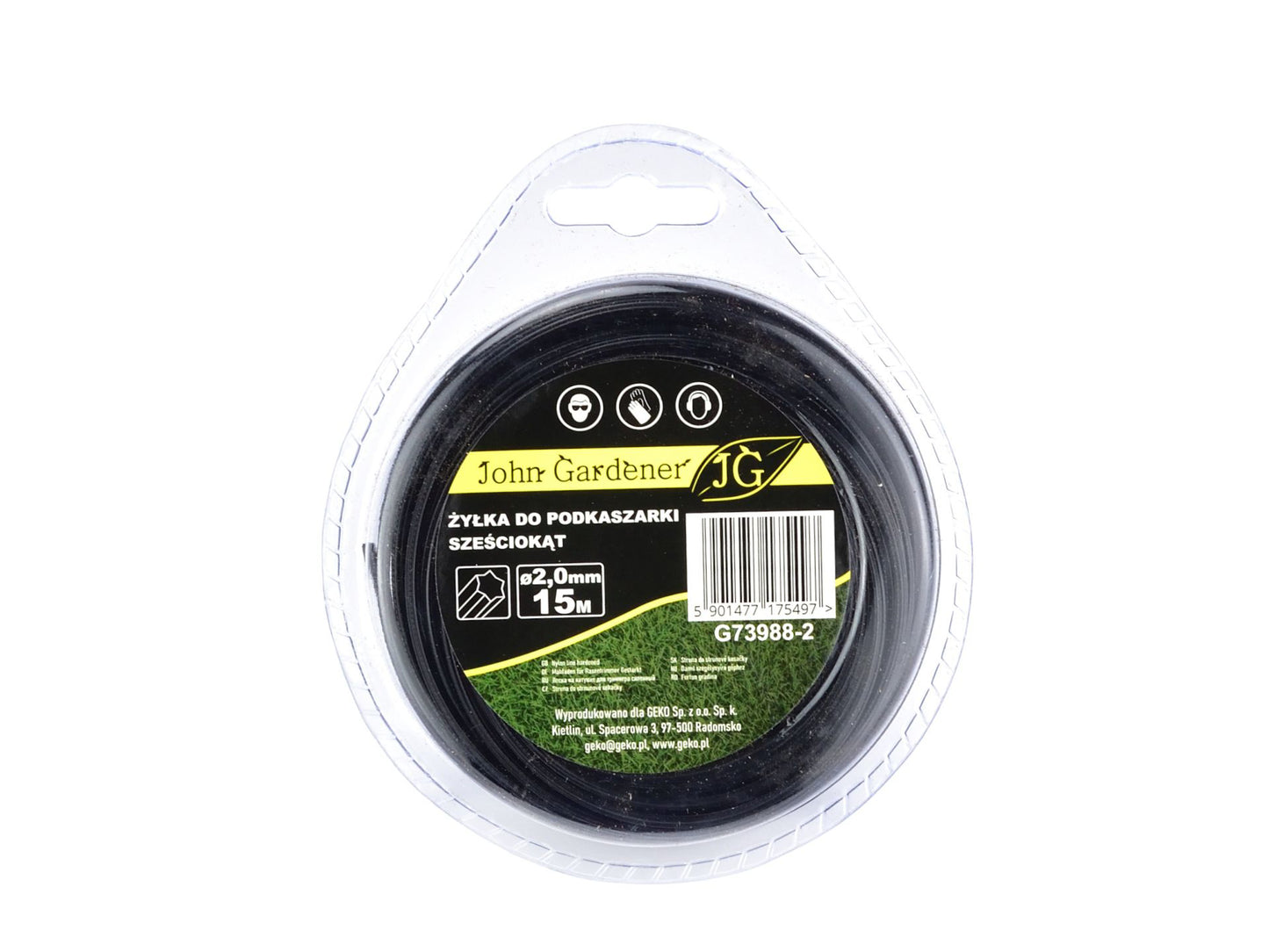 Fir trimmer hexagonal, 2 mm x 15 m, John Gardener G73988-2