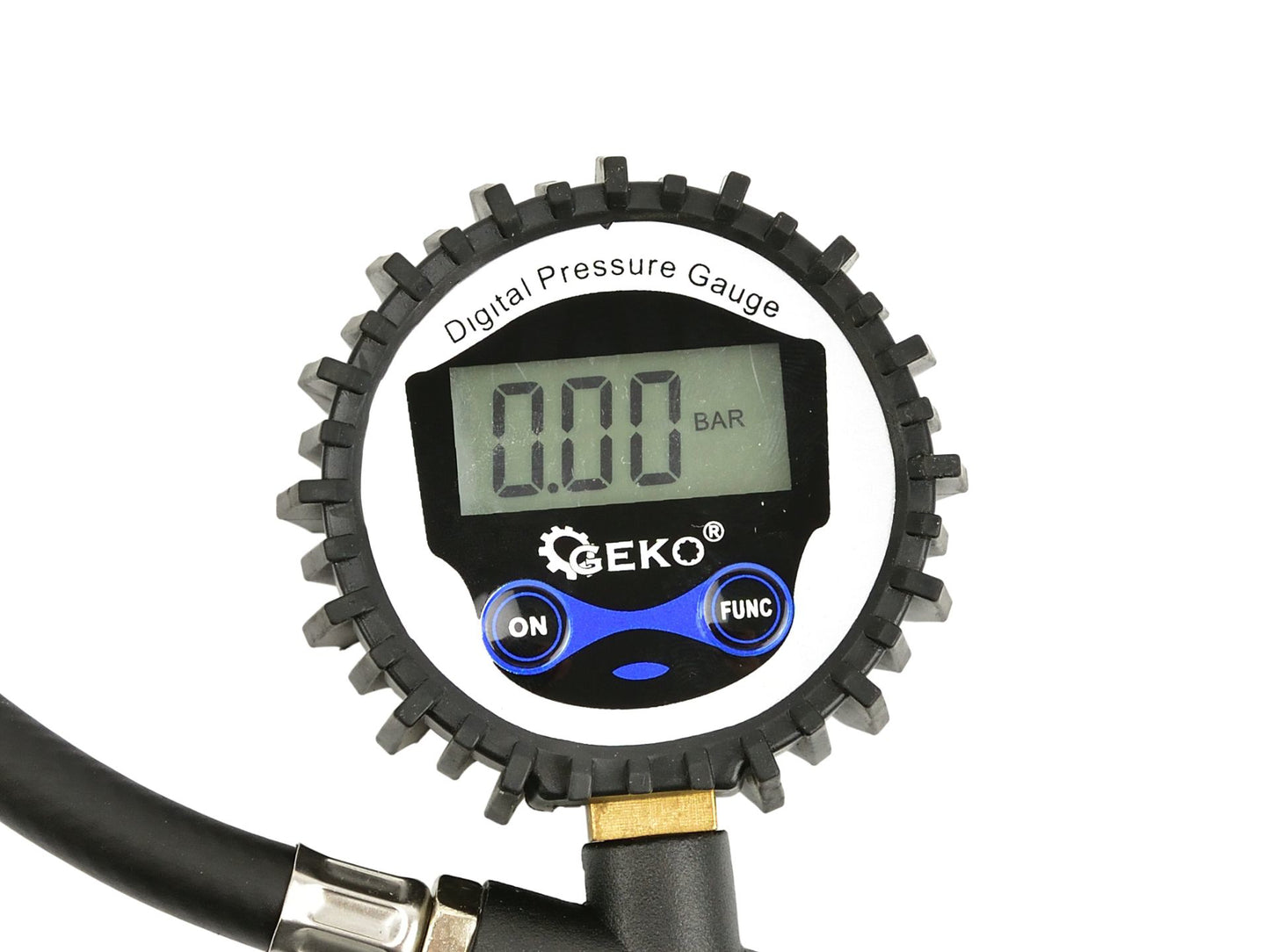 Pistol pentru umflat anvelope cu manometru digital, Geko G03124