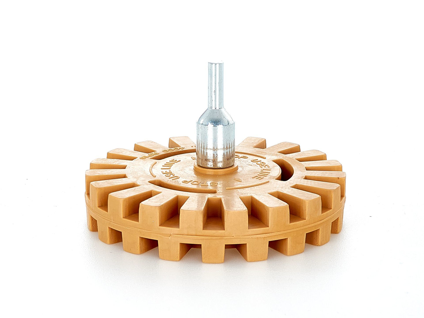 Disc de cauciuc crestat pentru indepartarea adezivului cu adaptor, Geko G78909