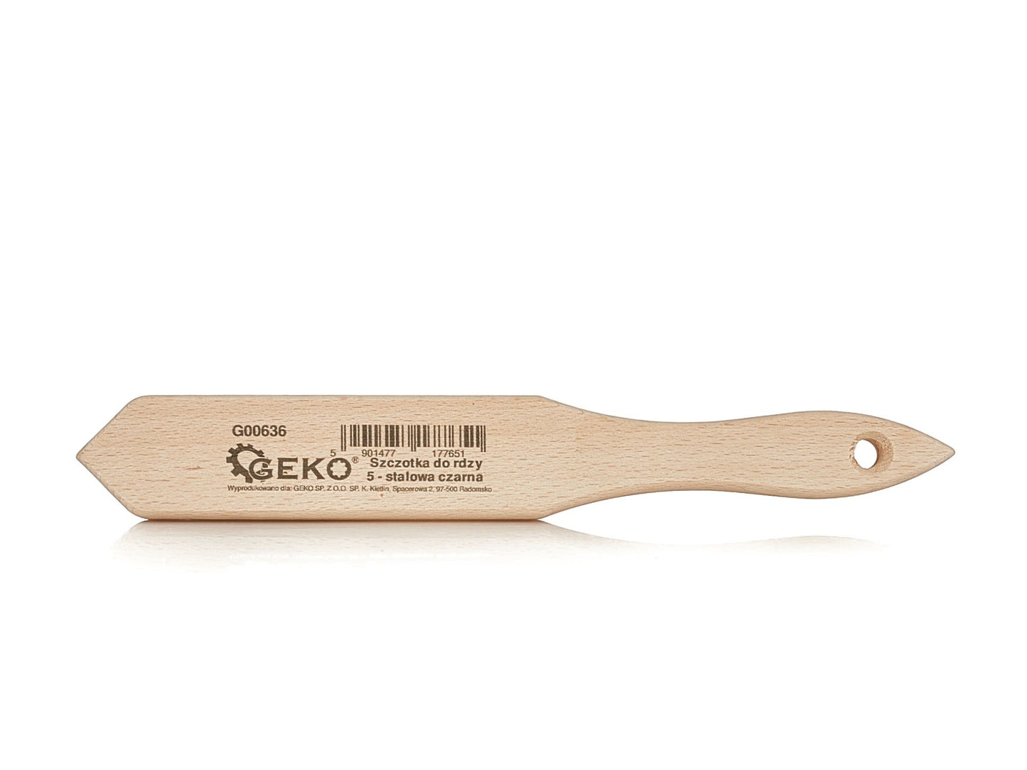 Perie de sarma pentru indepartarea ruginii cu 5 randuri, Geko G00636