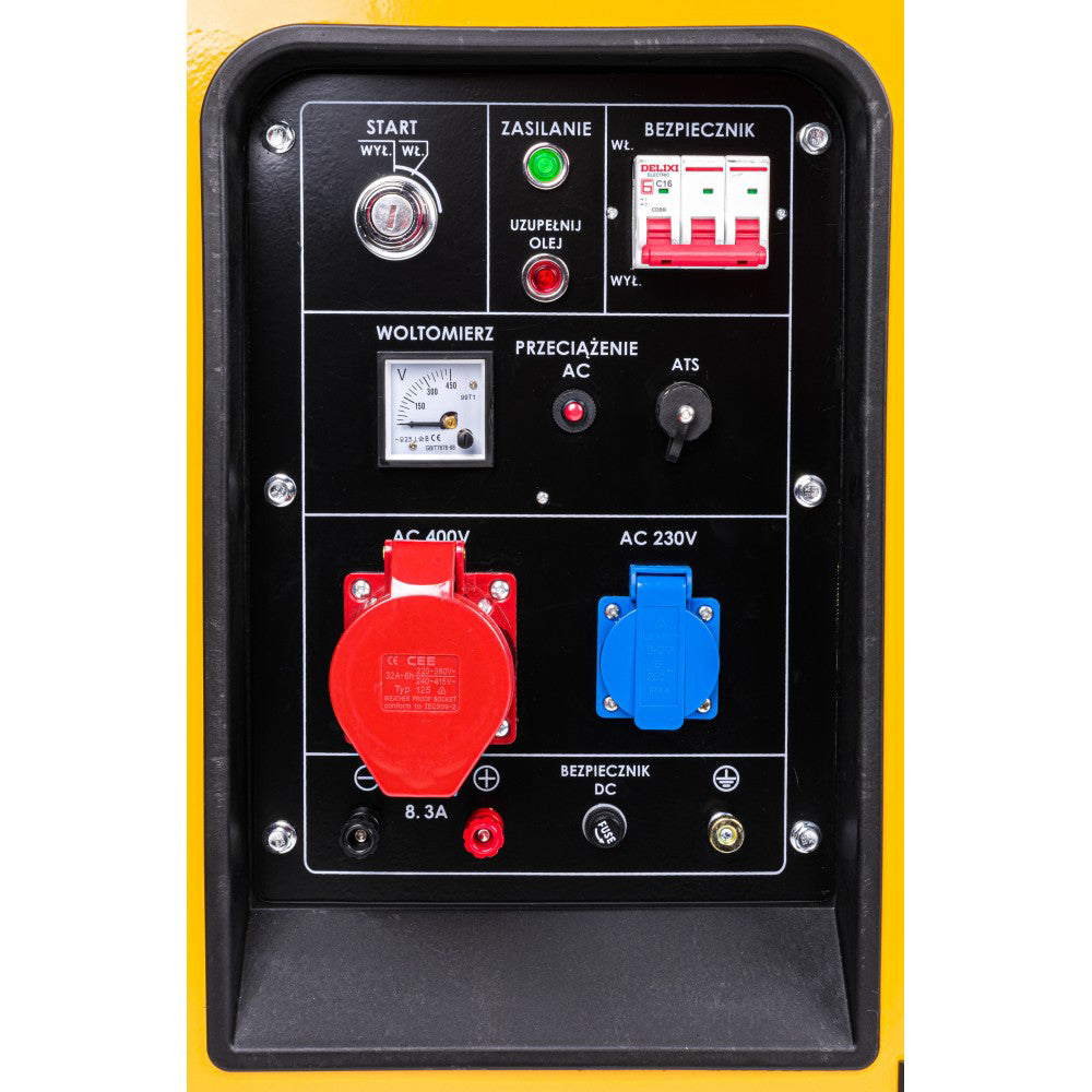 Generator de curent pe motorina PM-AGR-8500MD, 8.5 kW, Powermat PM1225