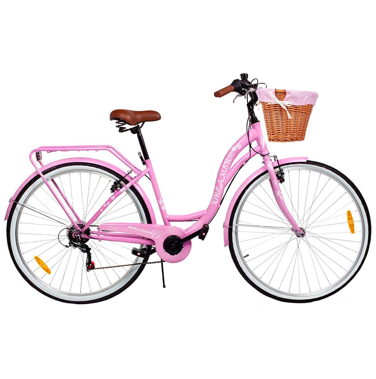 Bicicleta de oras Dreamer Pink, 6 trepte, 28 inch, MalTrack 110541