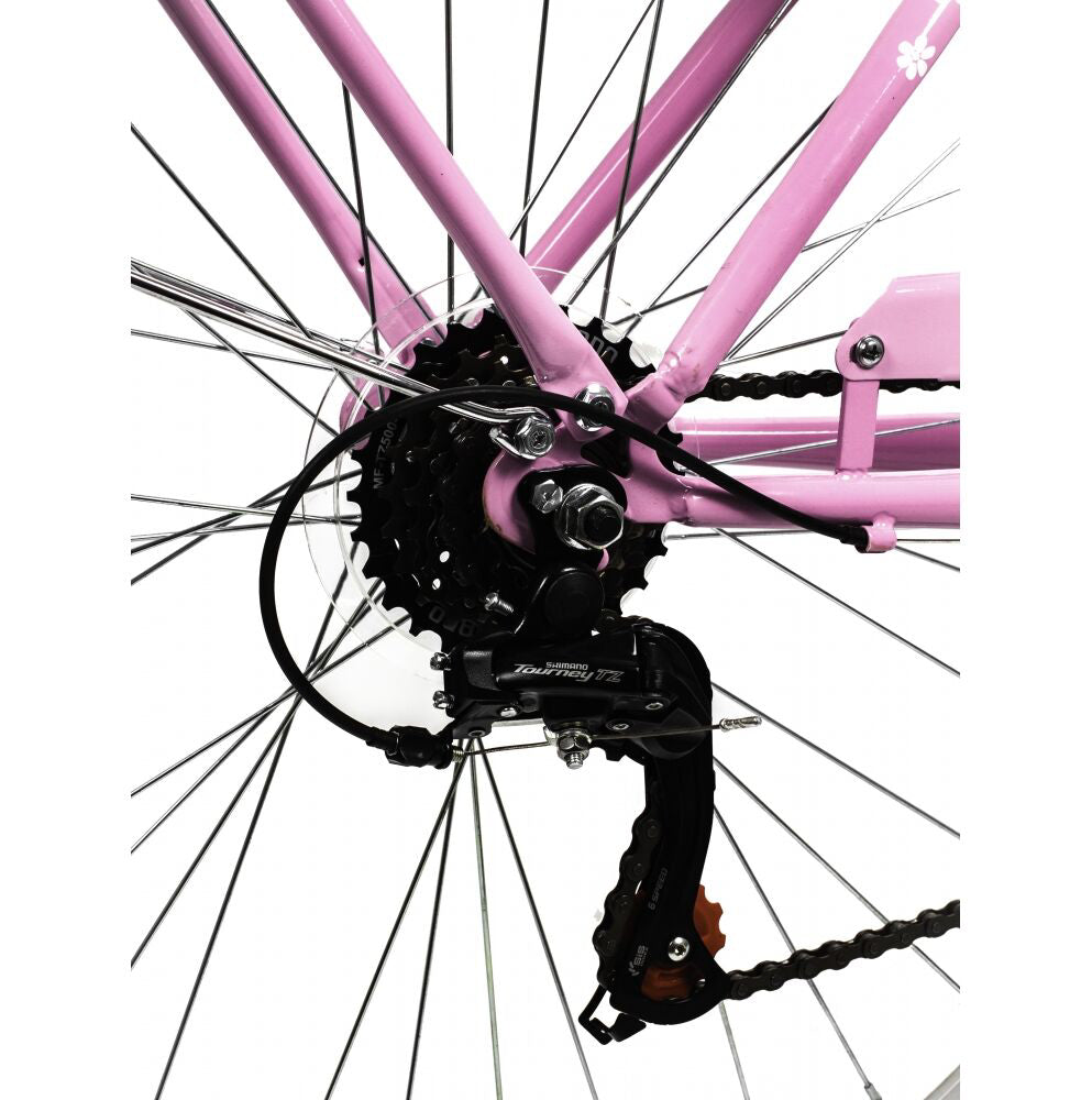 Bicicleta de oras Dreamer Pink, 6 trepte, 28 inch, MalTrack 110541