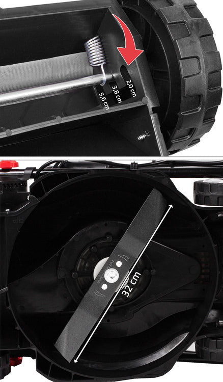 Masina electrica de tuns iarba MasterBlade, 2100 W, MalTec 109185