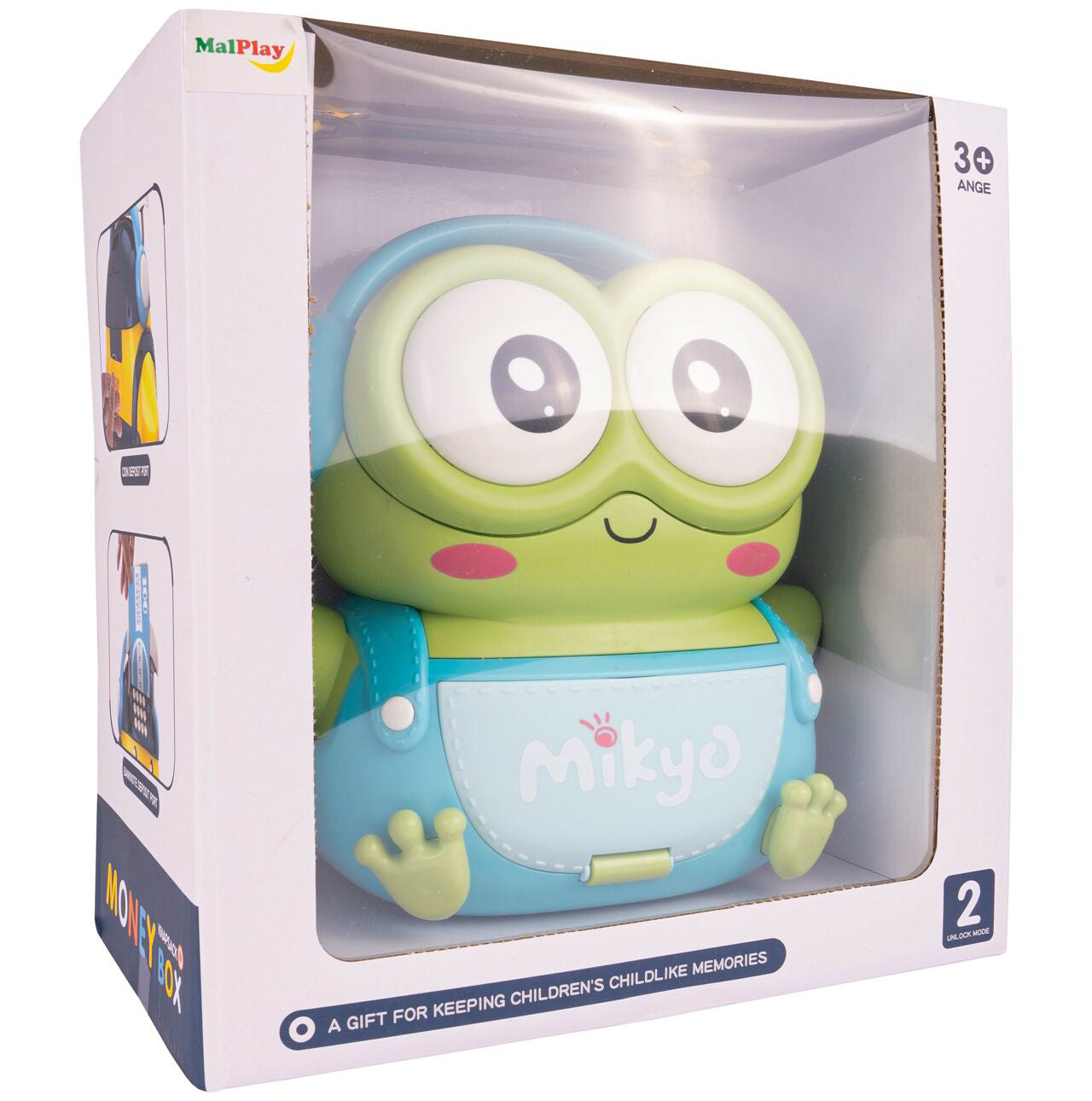 Rucsac tip seif in forma de broscuta 2 in 1, MalPlay 109665