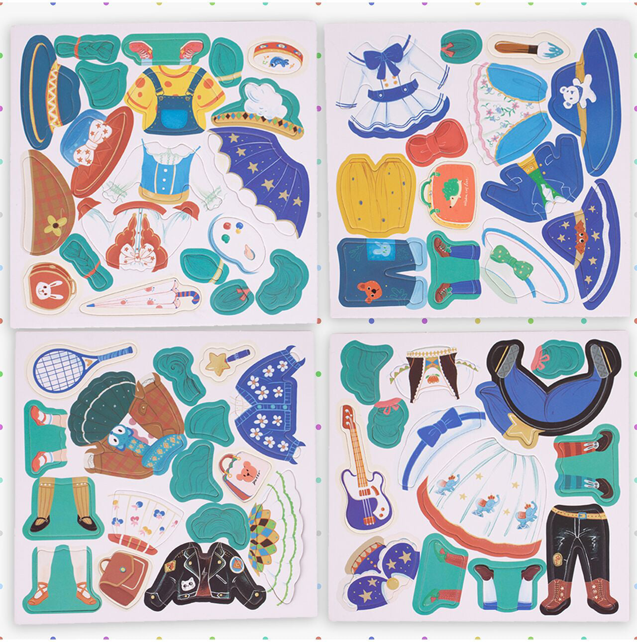 Puzzle Girl Dress Up, 62 piese, MalPlay 109656