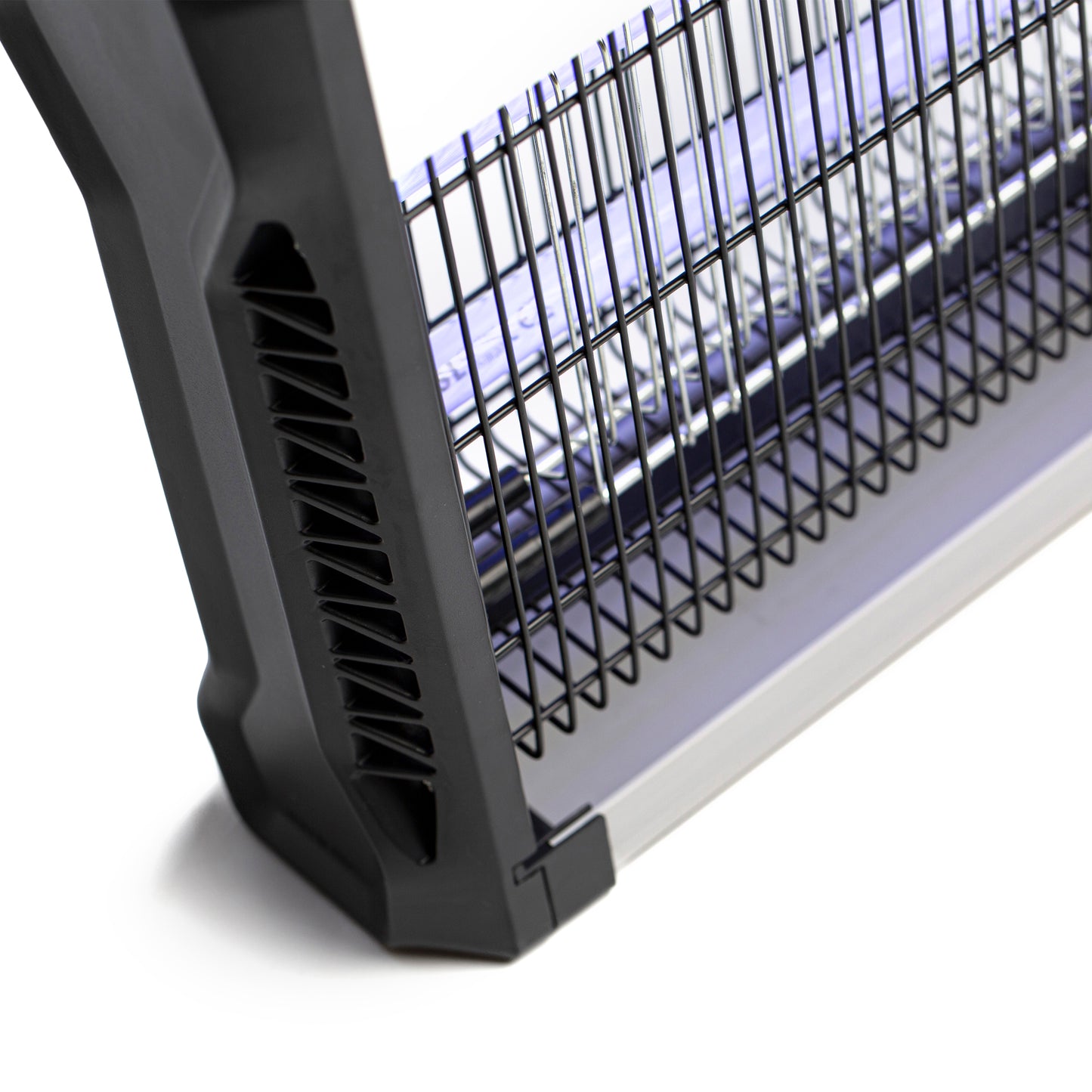 Lampa electrica cu lumina UV anti insecte, 23.7 W, doua surse de lumina, Argintiu / Negru, Adler AD7934