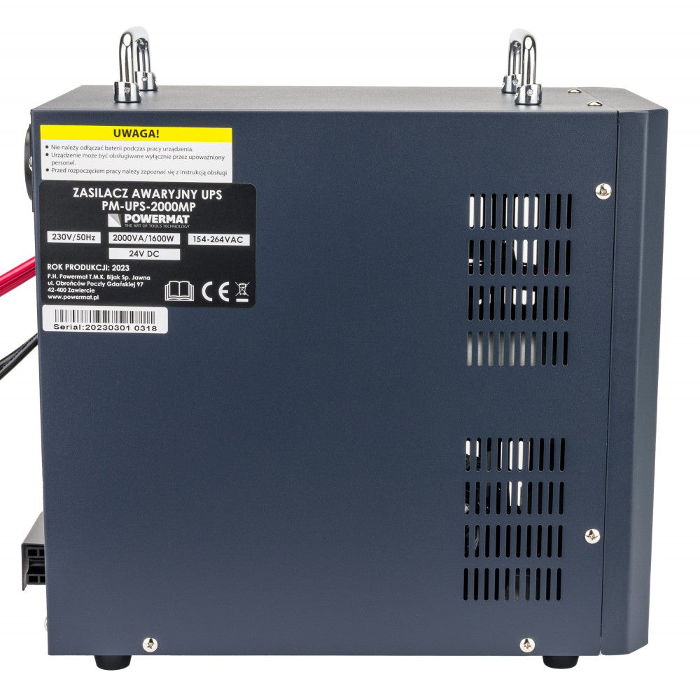 Sursa de curent UPS PM-UPS-2000MP, 1600 W, 2000 VA, Powermat PM1216