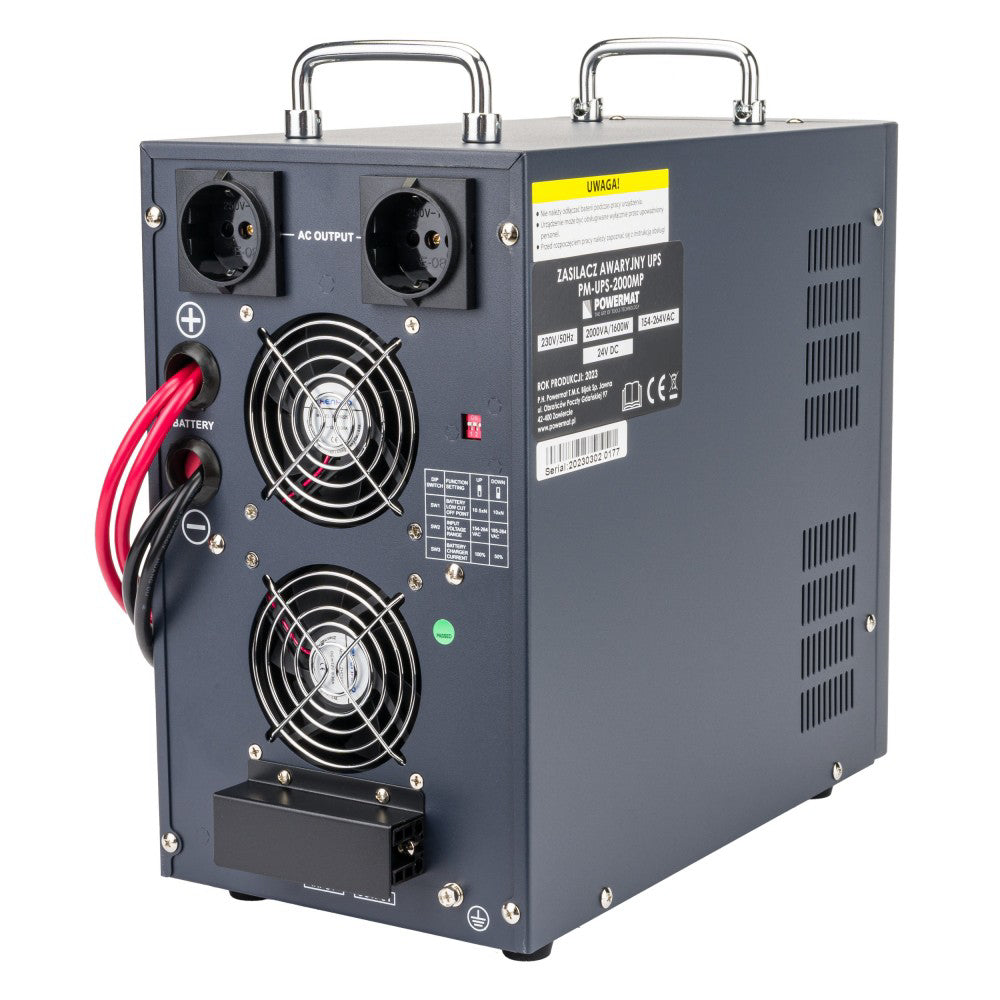 Sursa de curent PM-UPS-2500MP, afisaj LCD, 2000 W, 2500 VA, Powermat PM1217