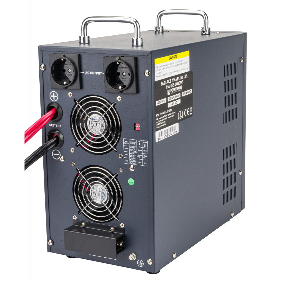 Sursa de curent UPS PM-UPS-5000MP, afisaj LCD, 5000 VA, 4000 W, Powermat PM1219