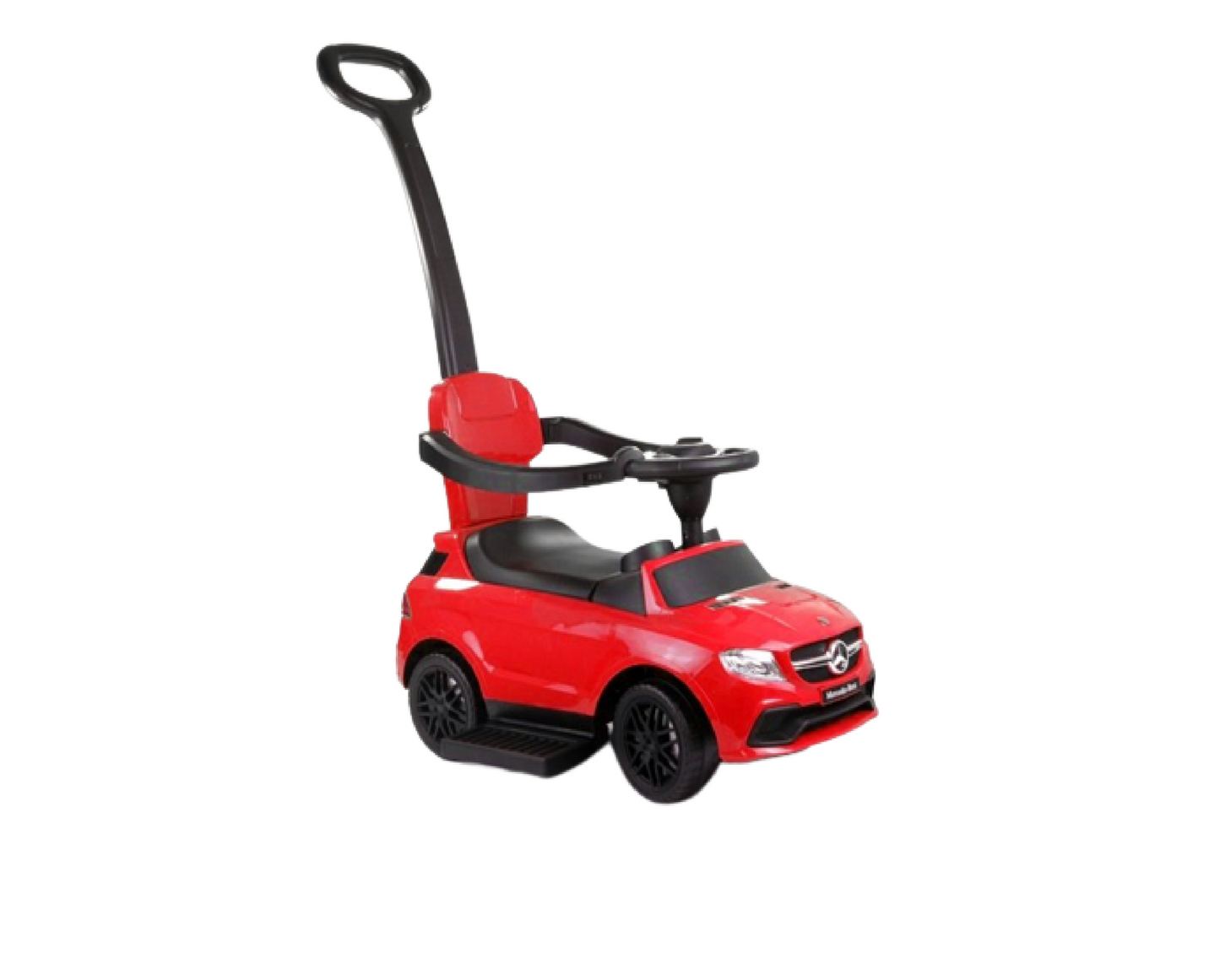 Masinuta Mercedes cu impingator pentru copii, sunet, componente detasabile, Lean 2334