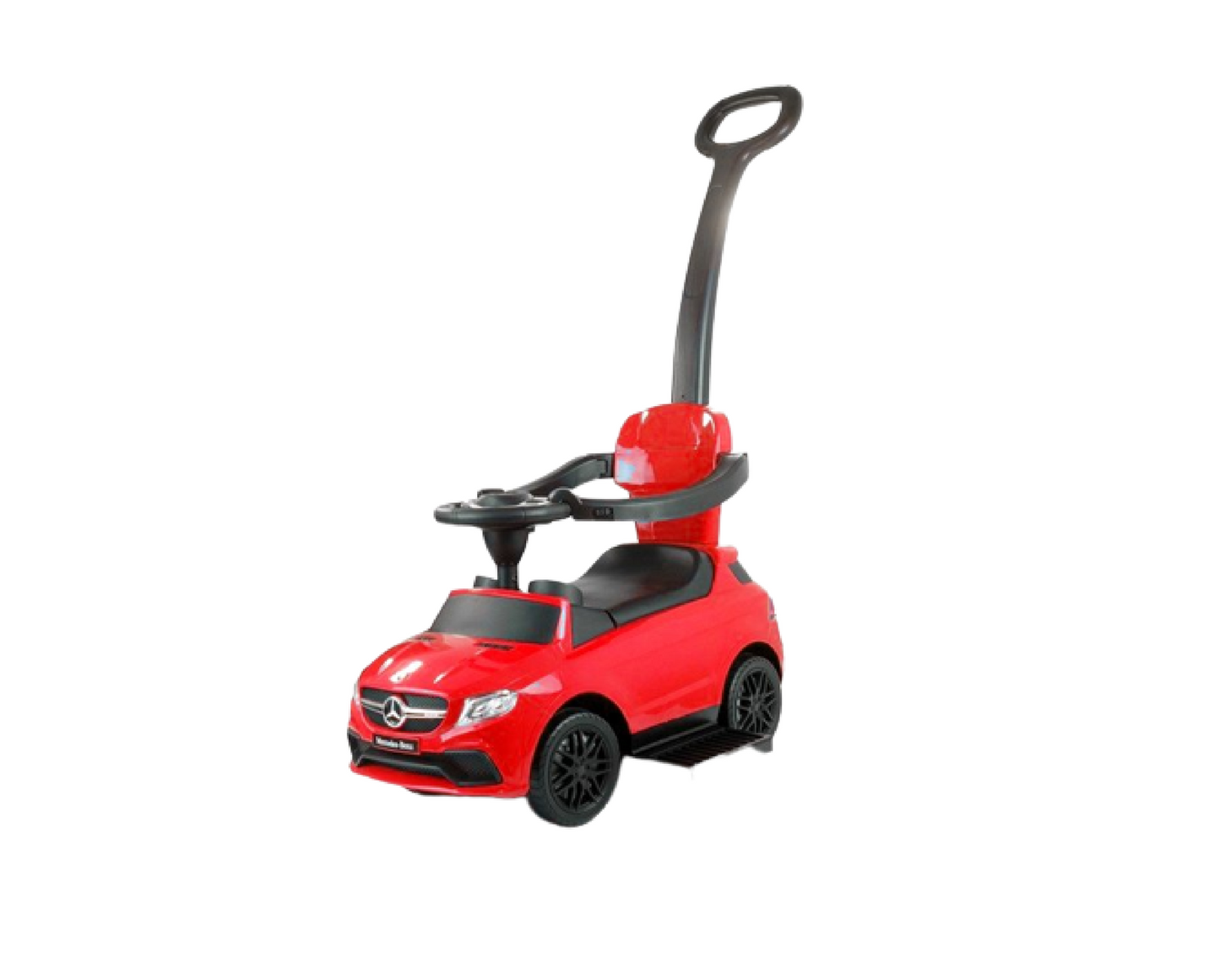 Masinuta Mercedes cu impingator pentru copii, sunet, componente detasabile, Lean 2334