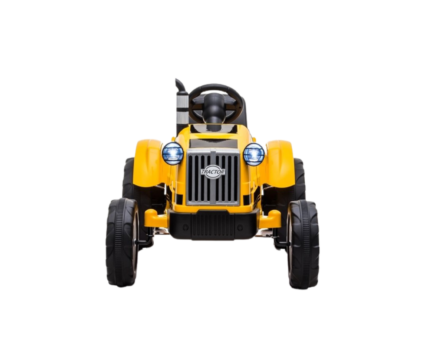 Tractoras electric cu remorca CH9959, galben, Lean 5330