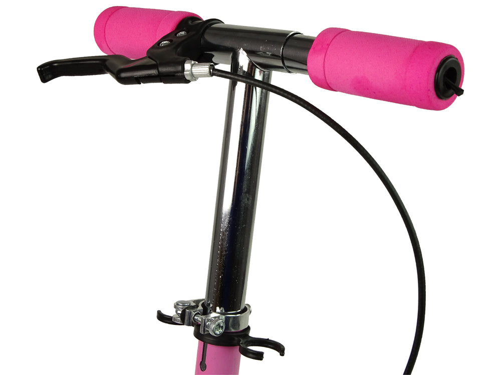 Trotineta cu roti luminoase LED, frana de mana, Lean 11916