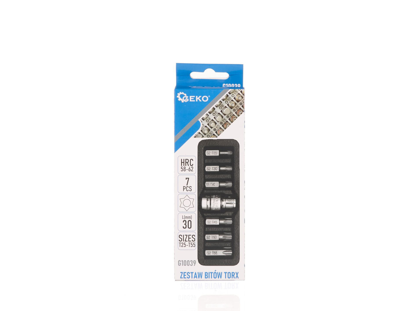 Set biti Torx T25-T55, 7 elemente, Geko G10039