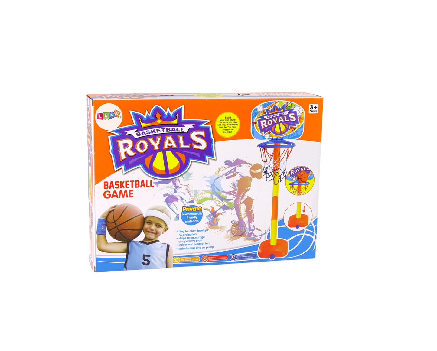 Set basket, cos, minge si pompa, 120 cm, Lean 12775