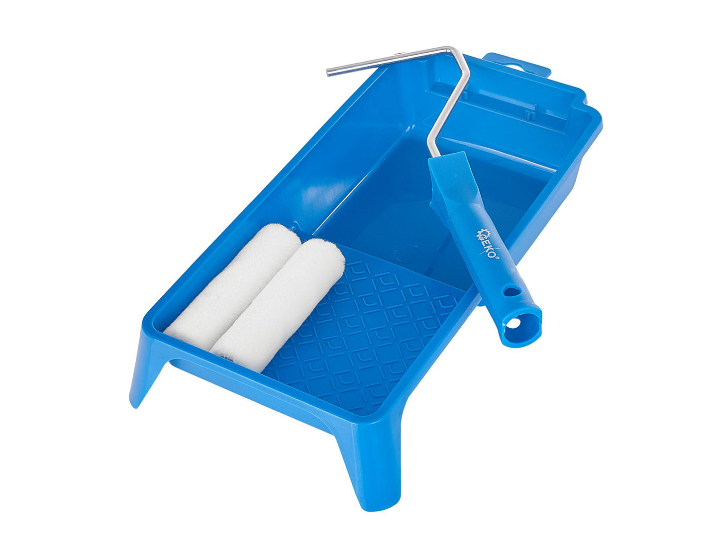 Set trafalet cu tava pentru vopsit, 4 elemente, Geko G66350