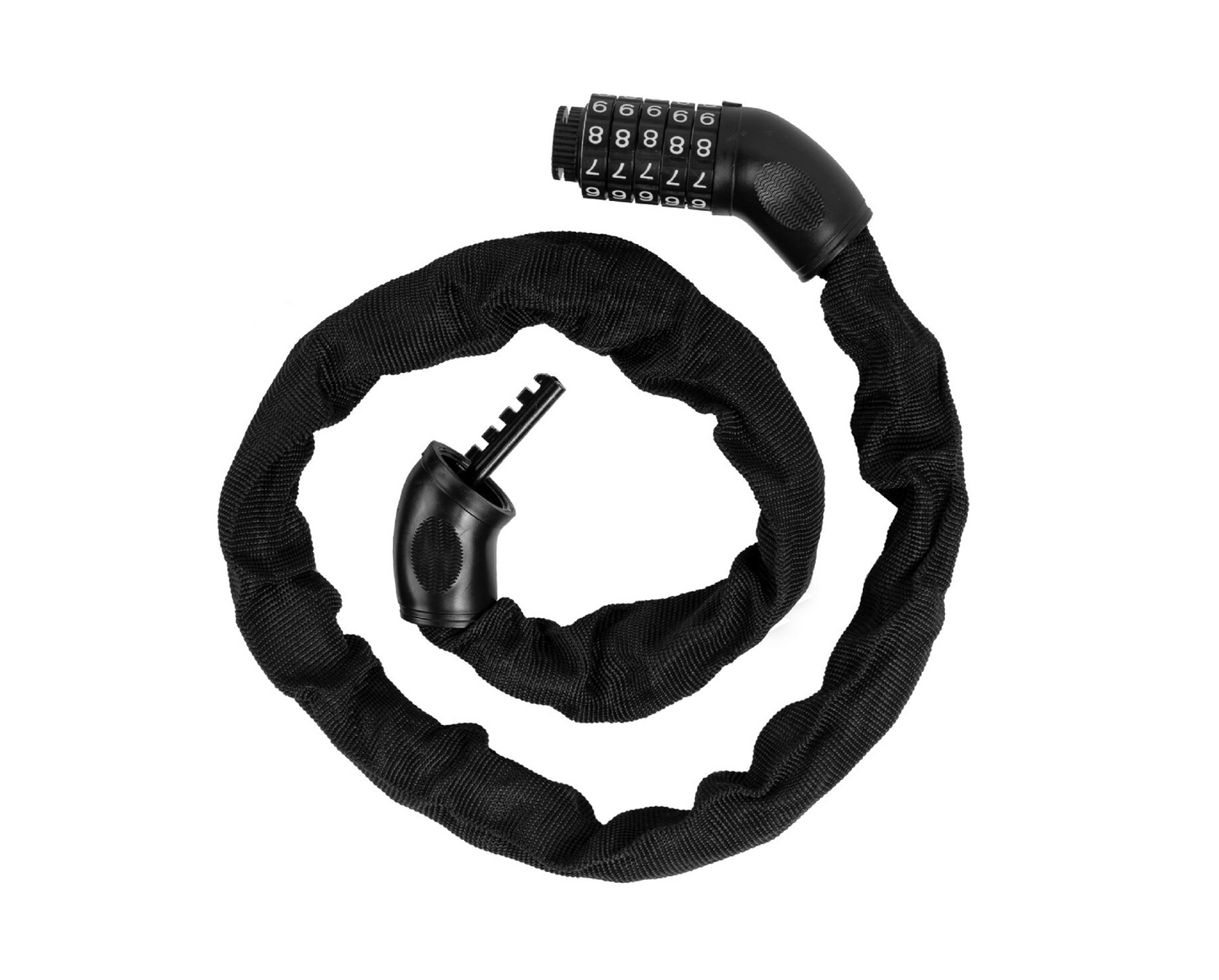 Antifurt bicicleta B-Lock100 cu cifru, 90 cm, MalTrack 110443