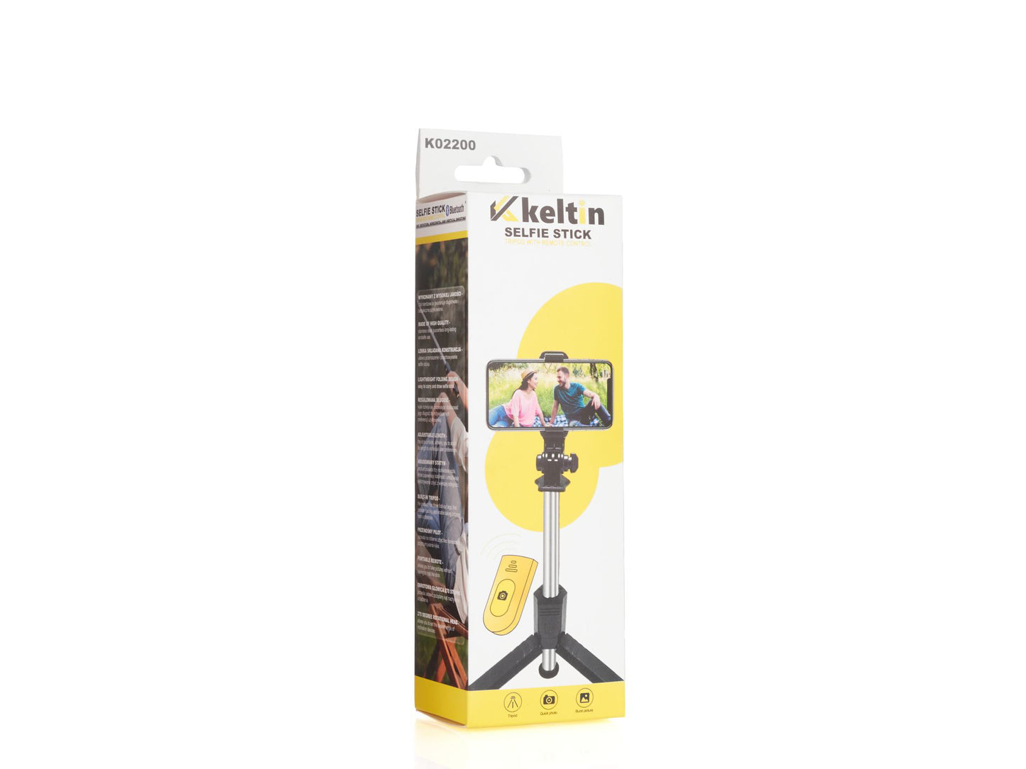 Trepied selfie-stick cu telecomanda, Keltin K02200