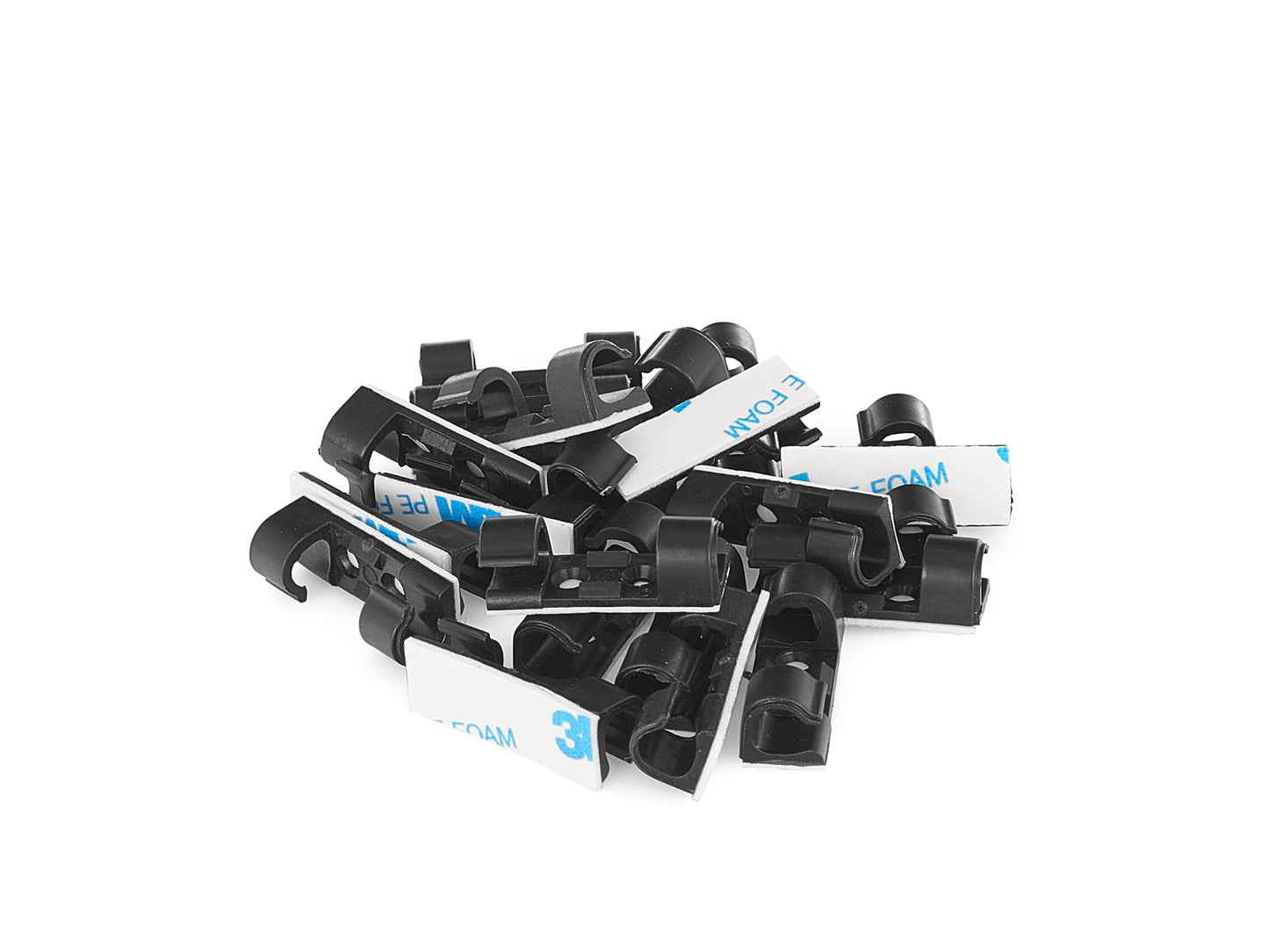 Organizator pentru cabluri, 30 x 10 mm, 20 elemente, Keltin K02207