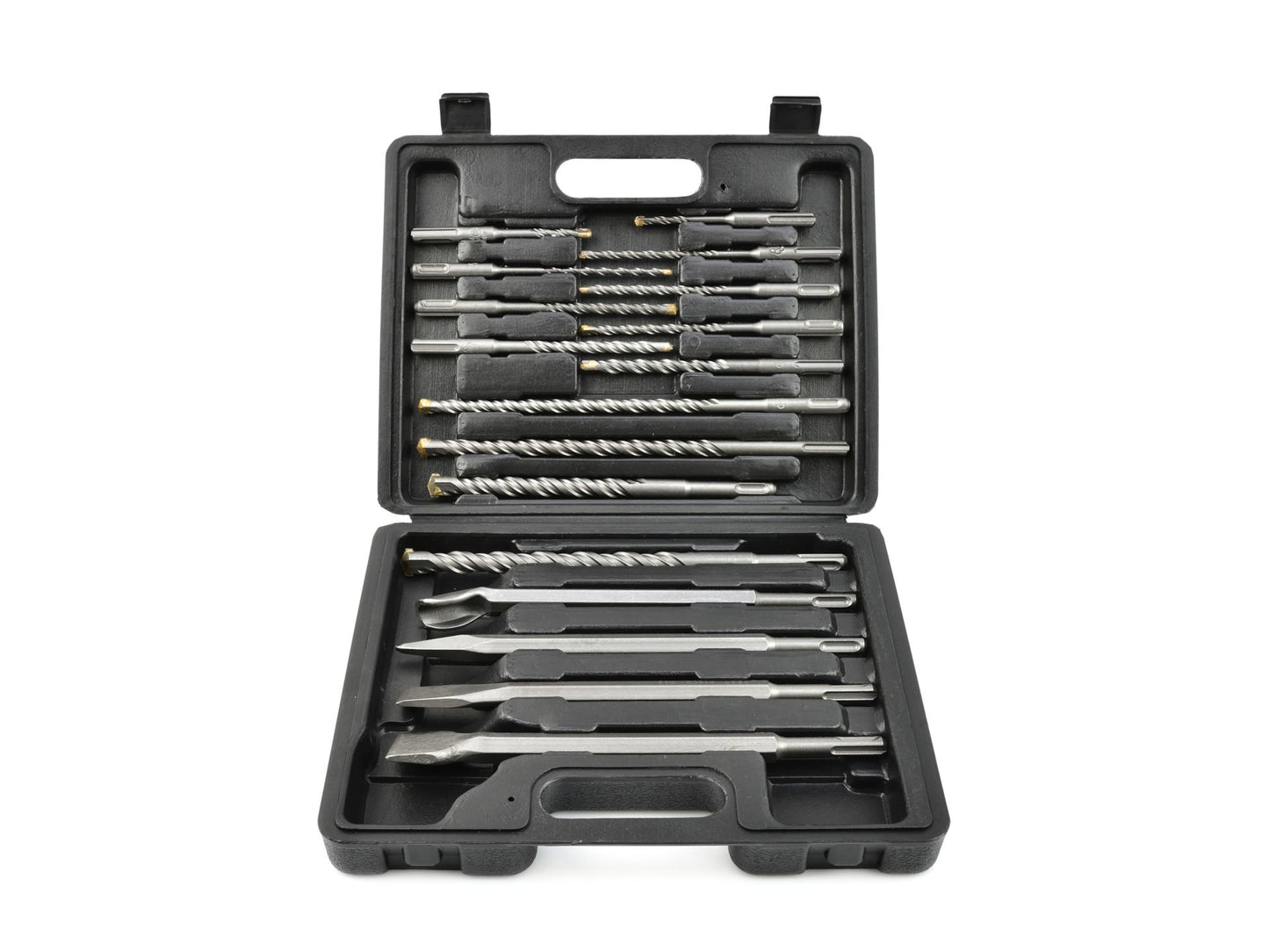 Set burghiu si dalta SDS Plus, 17 bucati, Geko G40035