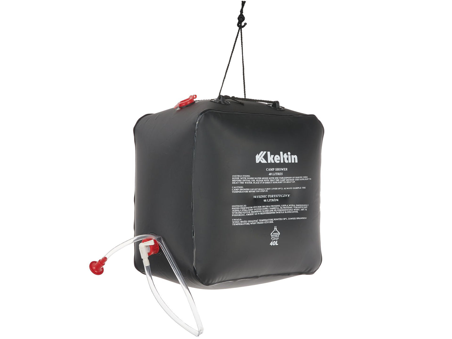 Dus portabil pentru camping, 40 l, Keltin K00401