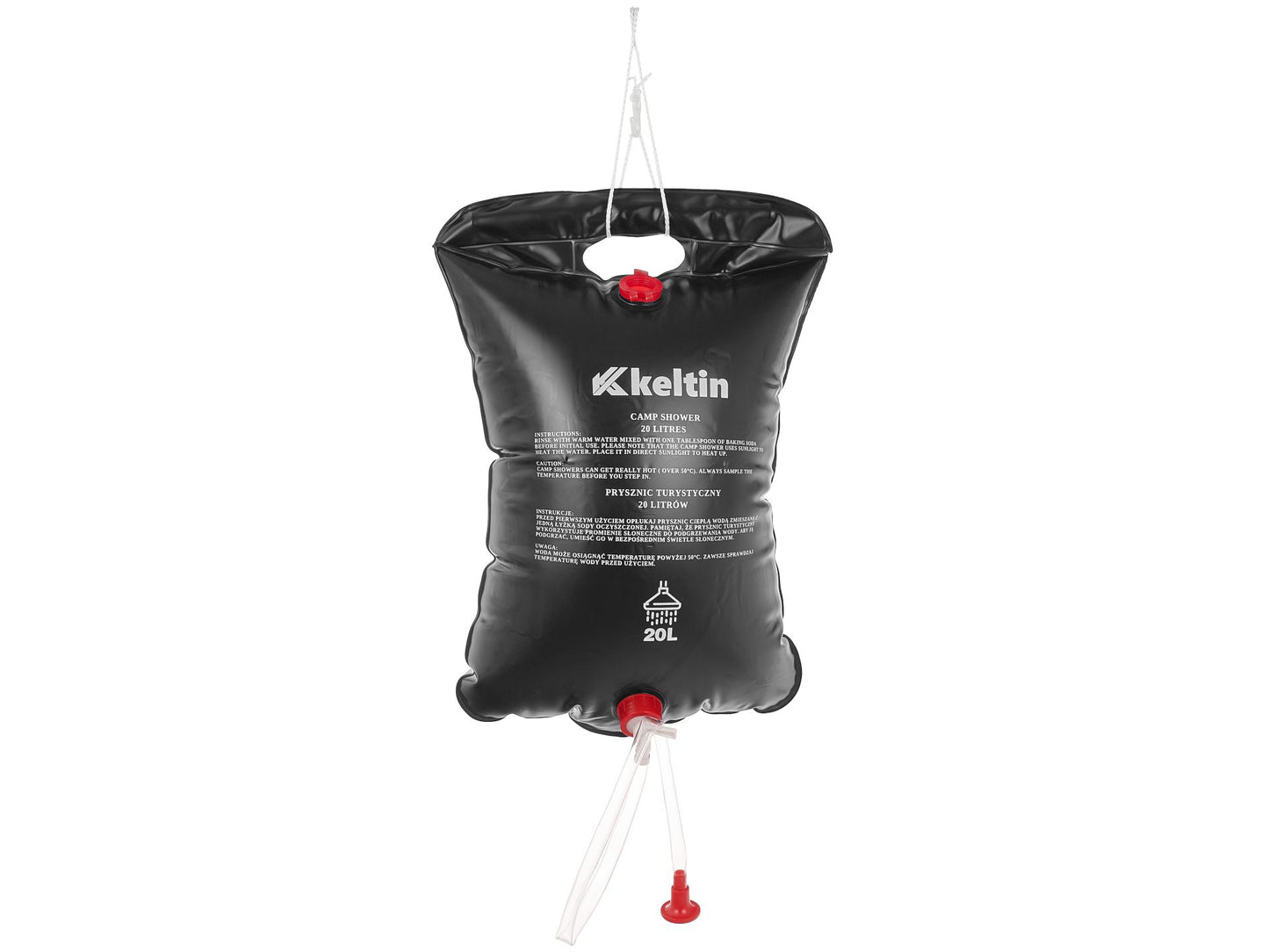 Dus portabil pentru camping, 20 l, Keltin K00400