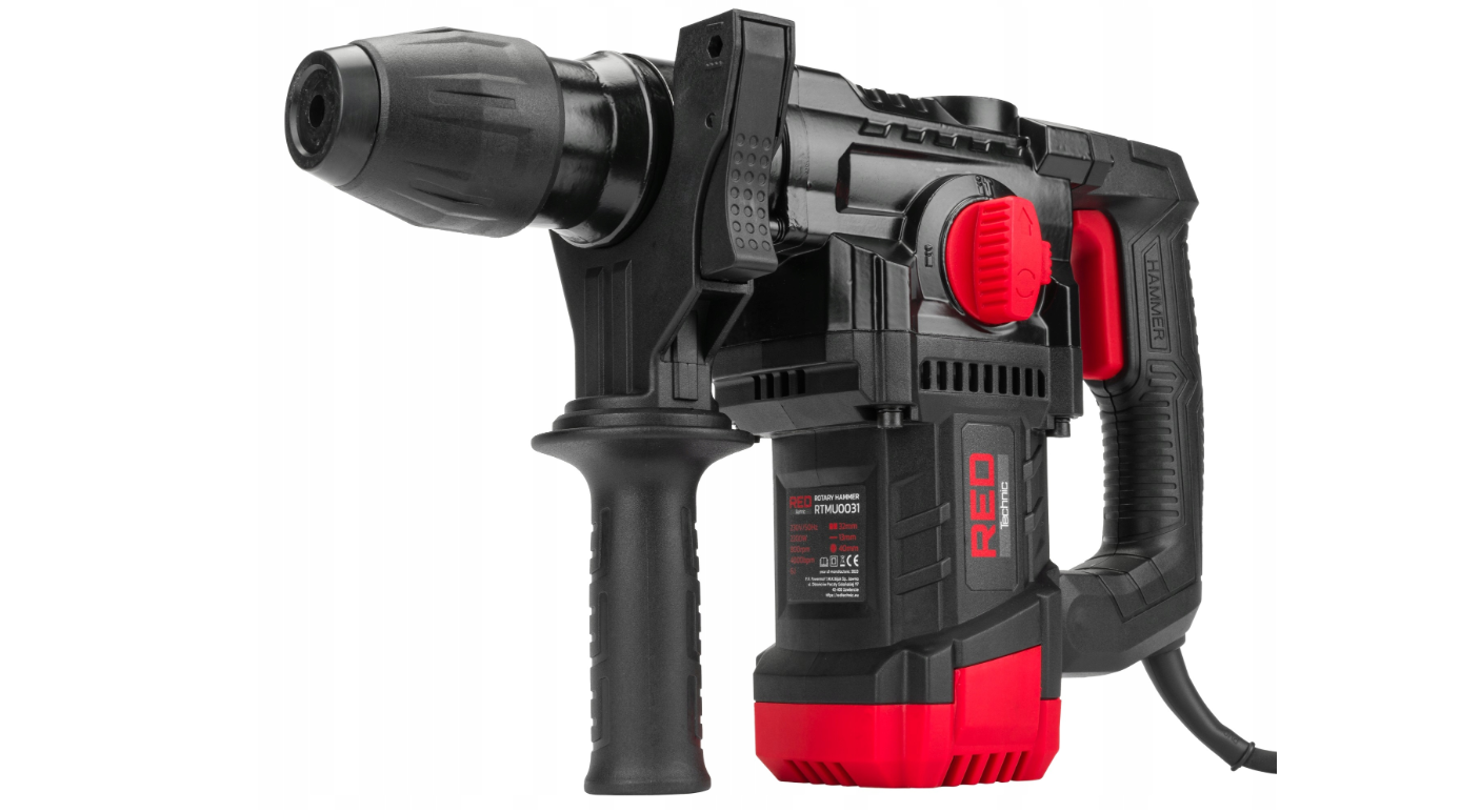 Ciocan demolator SDS plus, 2200 W, 230 V, Red Technic RTMU0031