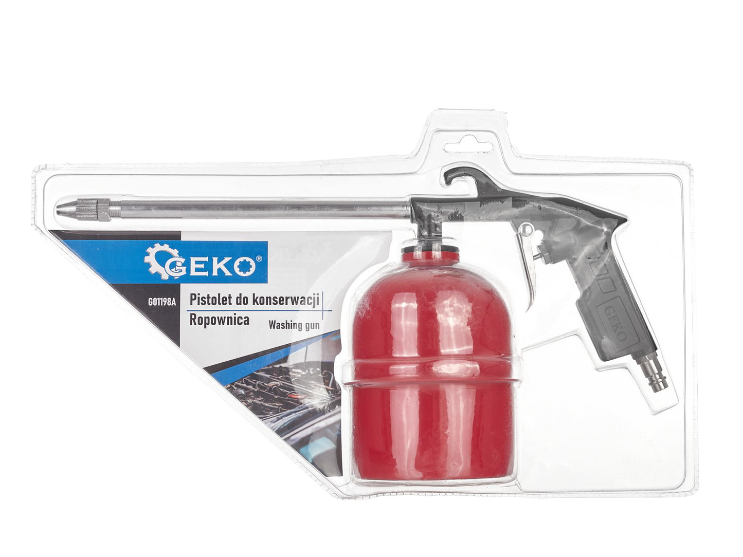 Pistol de spalat cu presiune pentru compresor, Geko G01198A