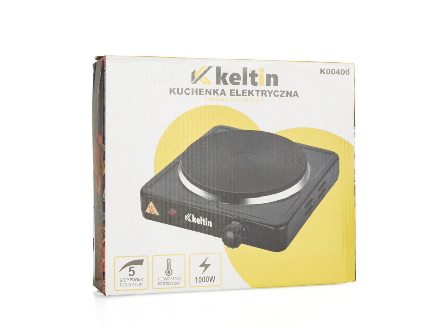 Plita electrica, 1000 W, Keltin K00406