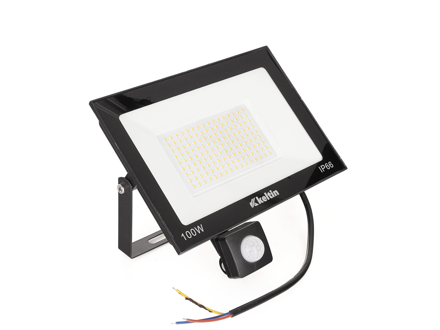 Proiector LED cu senzor de miscare, 100 W, 2700K, Keltin K02018