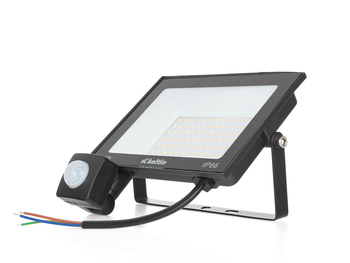 Proiector LED cu senzor de miscare, alb cald, 50 W, 2700K, Keltin K02015