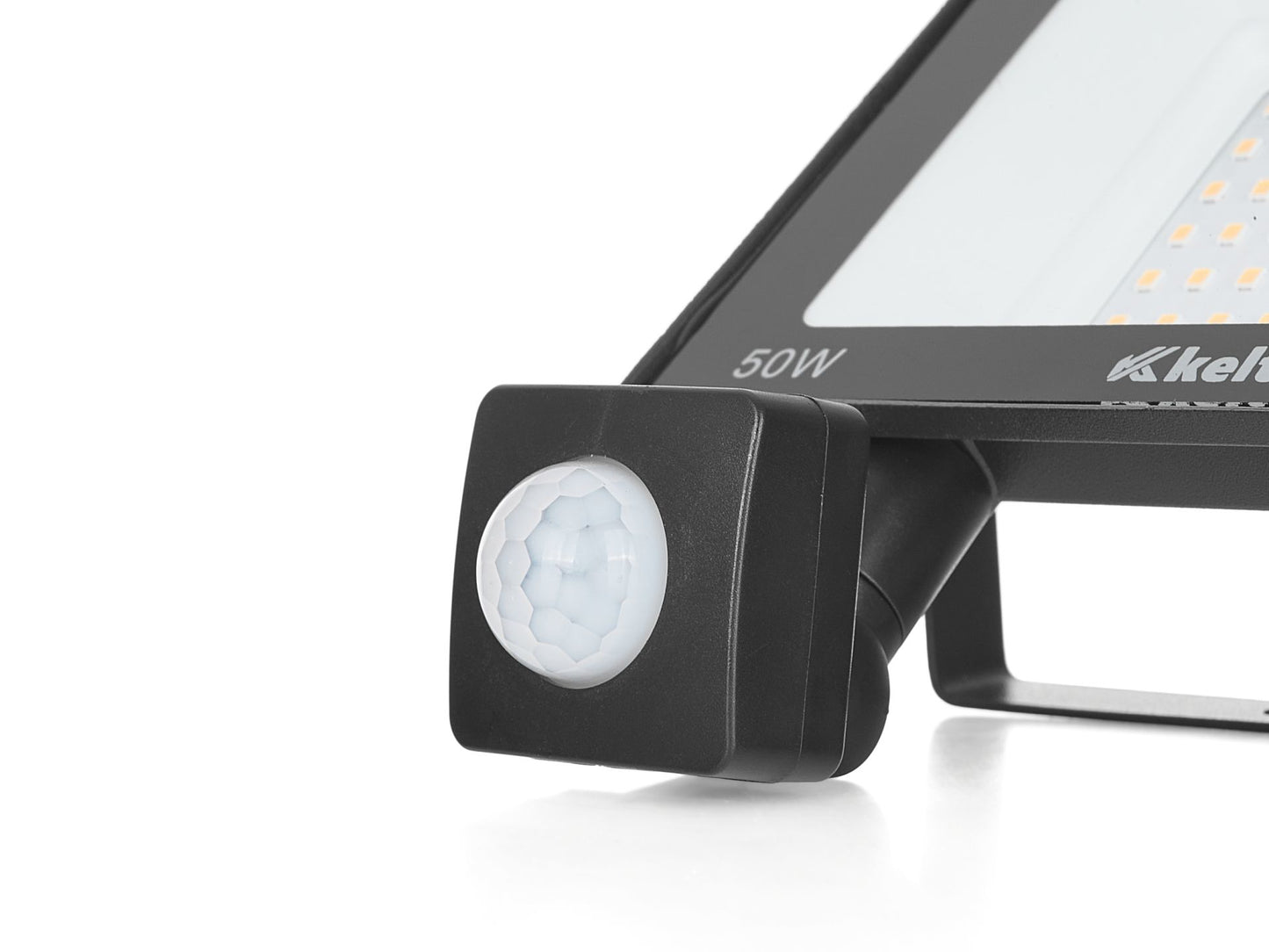 Proiector LED cu senzor de miscare, alb cald, 50 W, 2700K, Keltin K02015