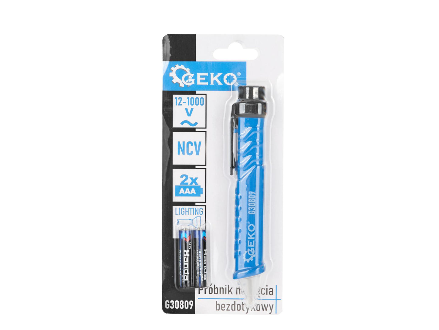 Tester de tensiune, 12-1000 V, Geko G30809