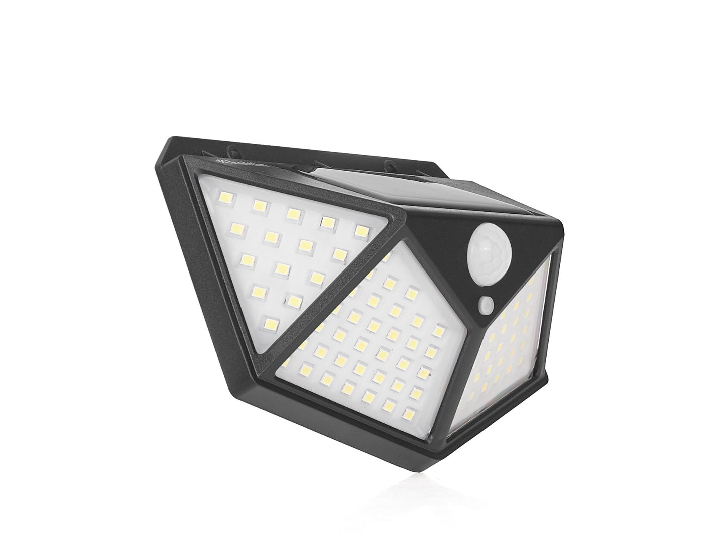 Lampa solara cu senzor de amurg si miscare, 100 LED, 50 W, Keltin K02025
