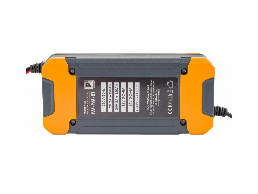 Redresor cu microprocesor, 12 / 24 V PM-PM-8T, Powermat PM1243